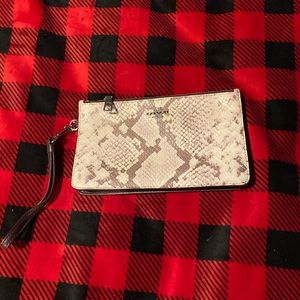 Coach Snakeskin Wristlet